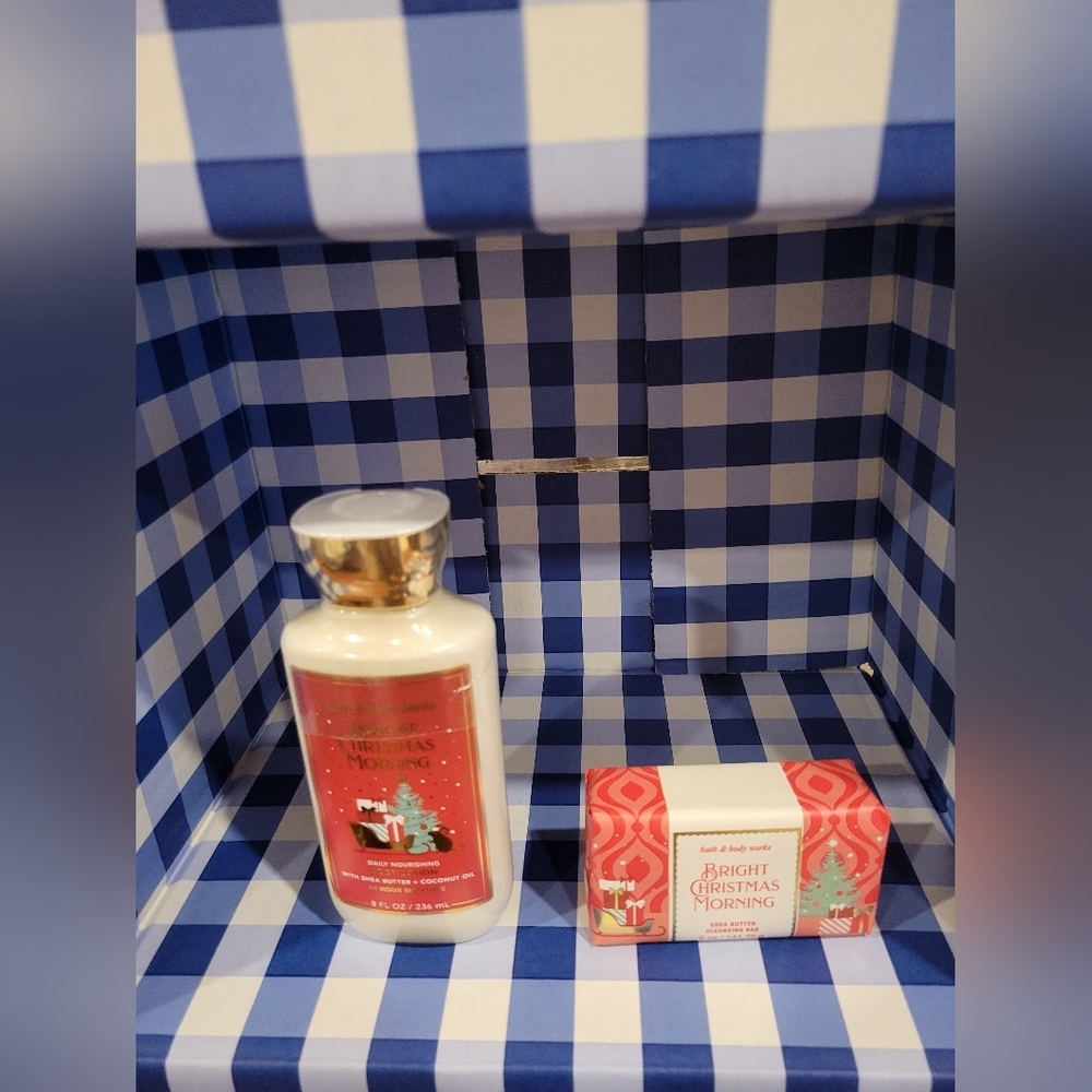 Bath & Body Works Bright Christmas Morning Body Lotion & Soap